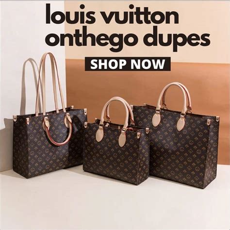 lv onthego dupe|best designer lv dupes.